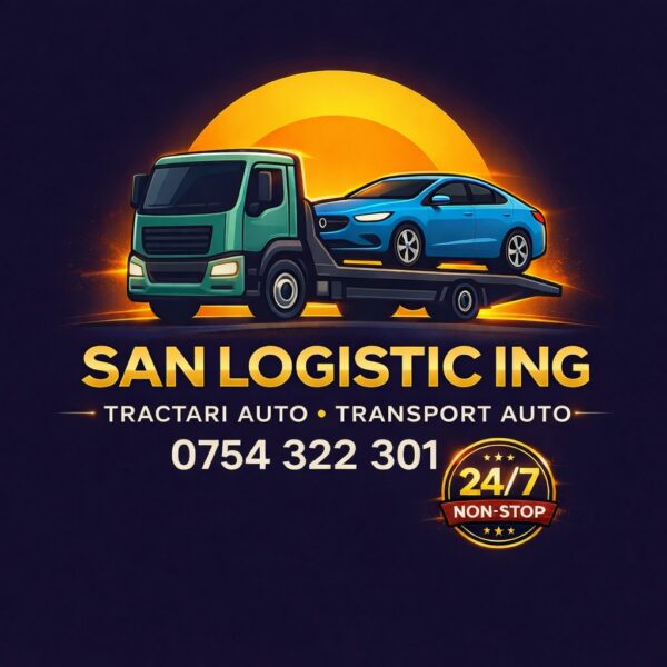 Tractări auto Sibiu – platformă auto NON-STOP SAN Logistic ING